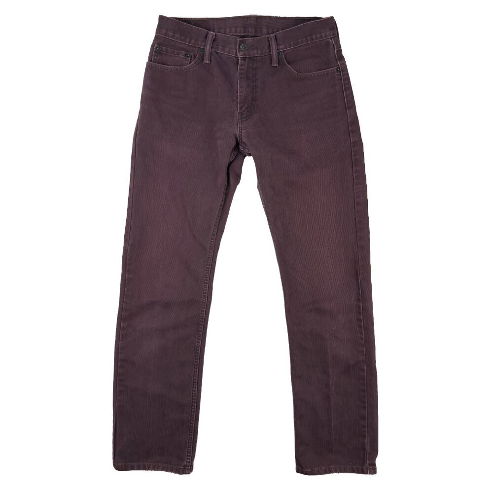 LEVI’S 514 sz 30 X 32 Straight Burgundy Corduroy Pants